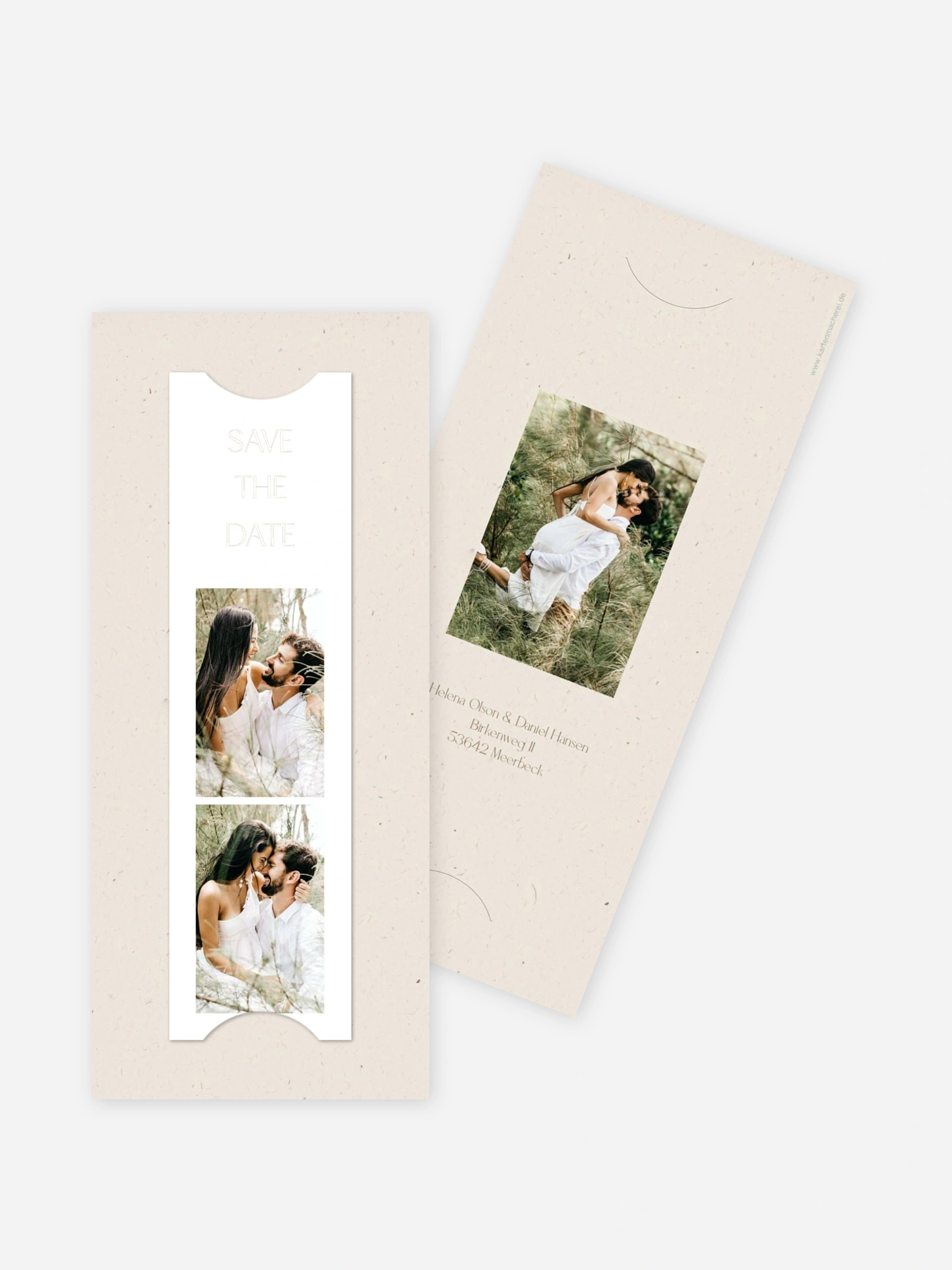 Save-the-Date Karte Modern Photo
