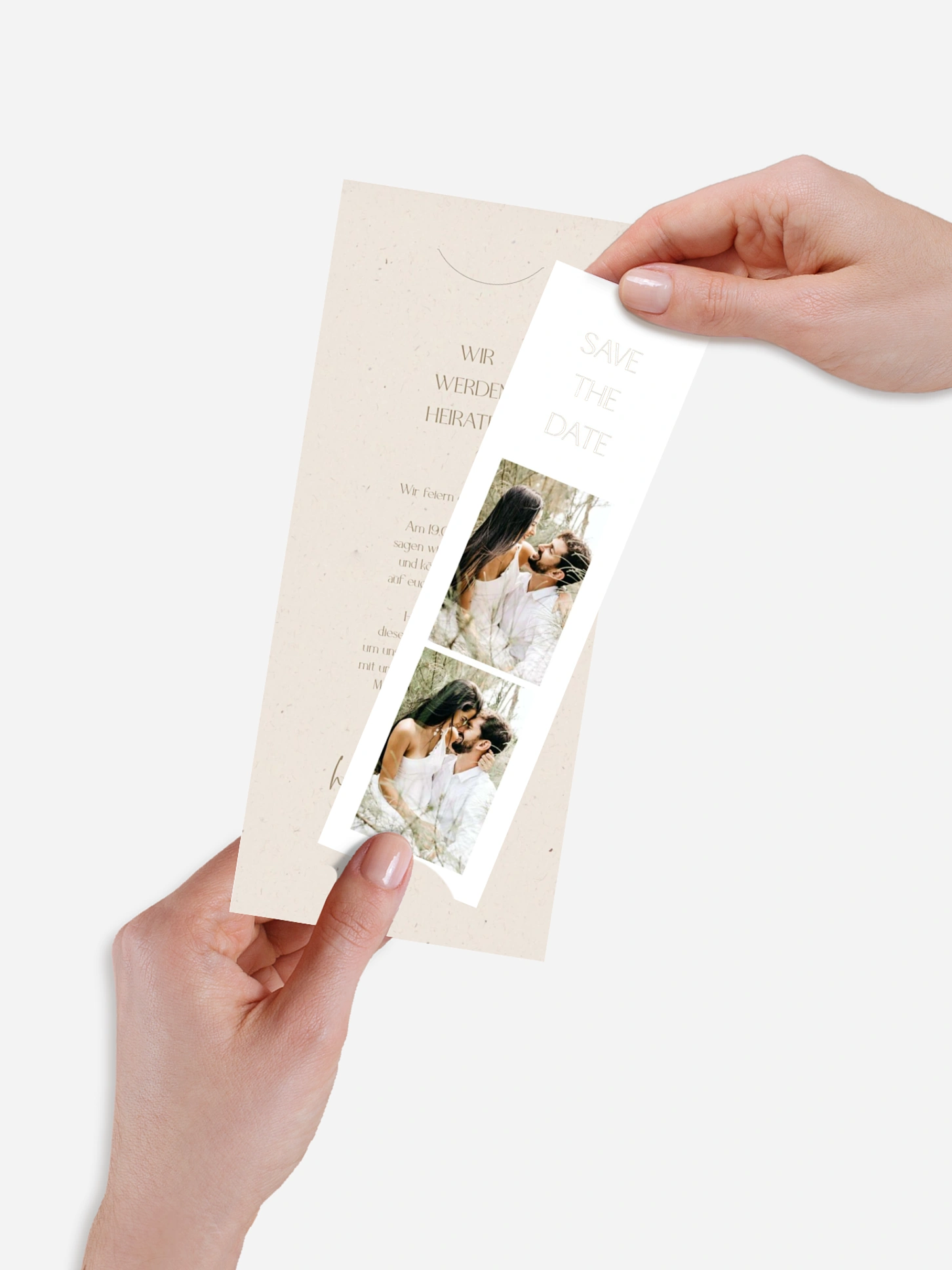 Save-the-Date Karte Modern Photo