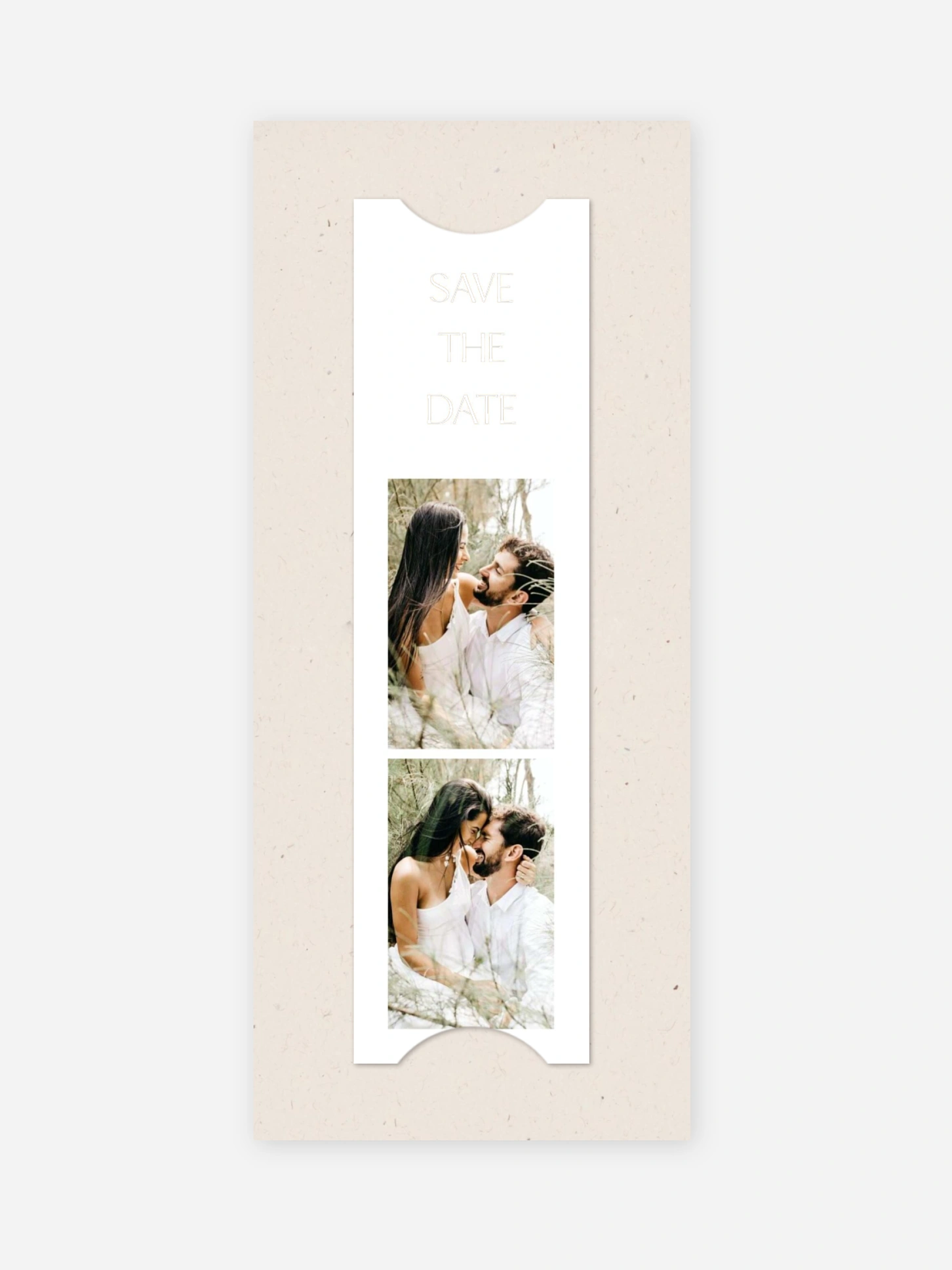 Save-the-Date Karte Modern Photo