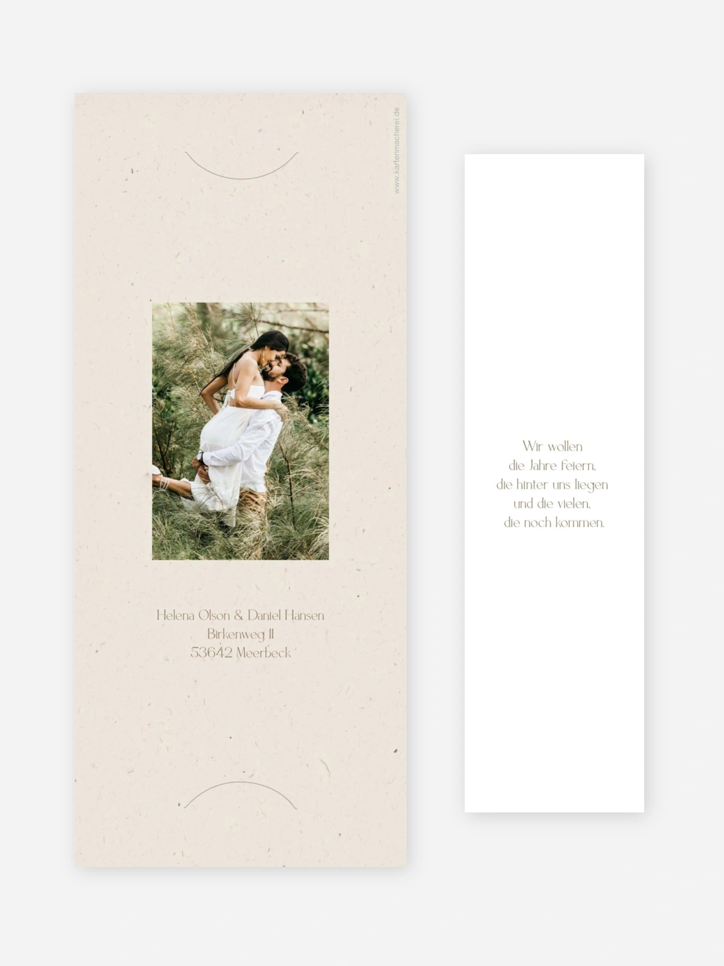 Save-the-Date Karte Modern Photo