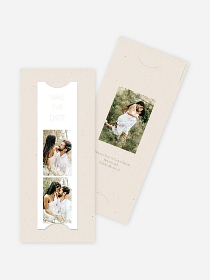 Save-the-Date Karte Modern Photo