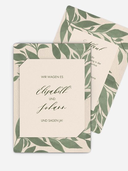 Hochzeitseinladung Always and Forever