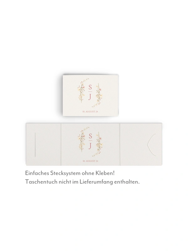 Freudentränen-Taschentücher Monogram Bloom