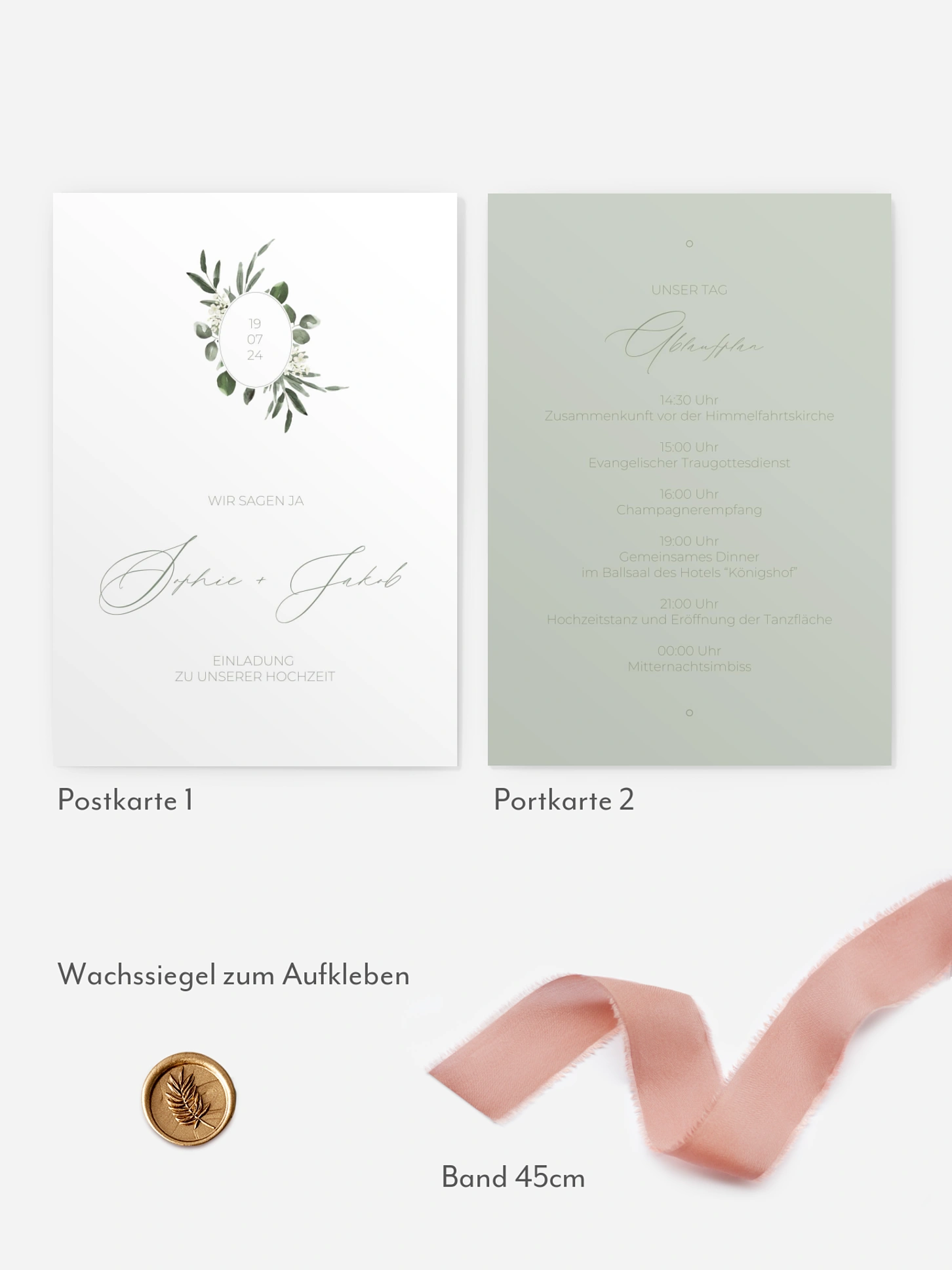Hochzeitseinladung Provencal Scent