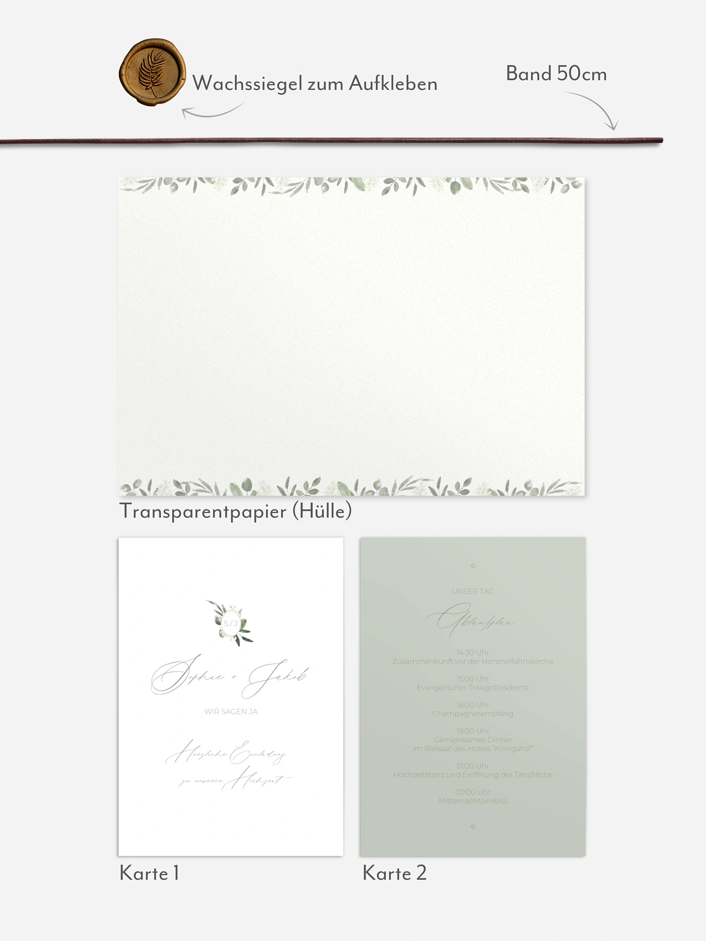 Hochzeitseinladung Provencal Scent