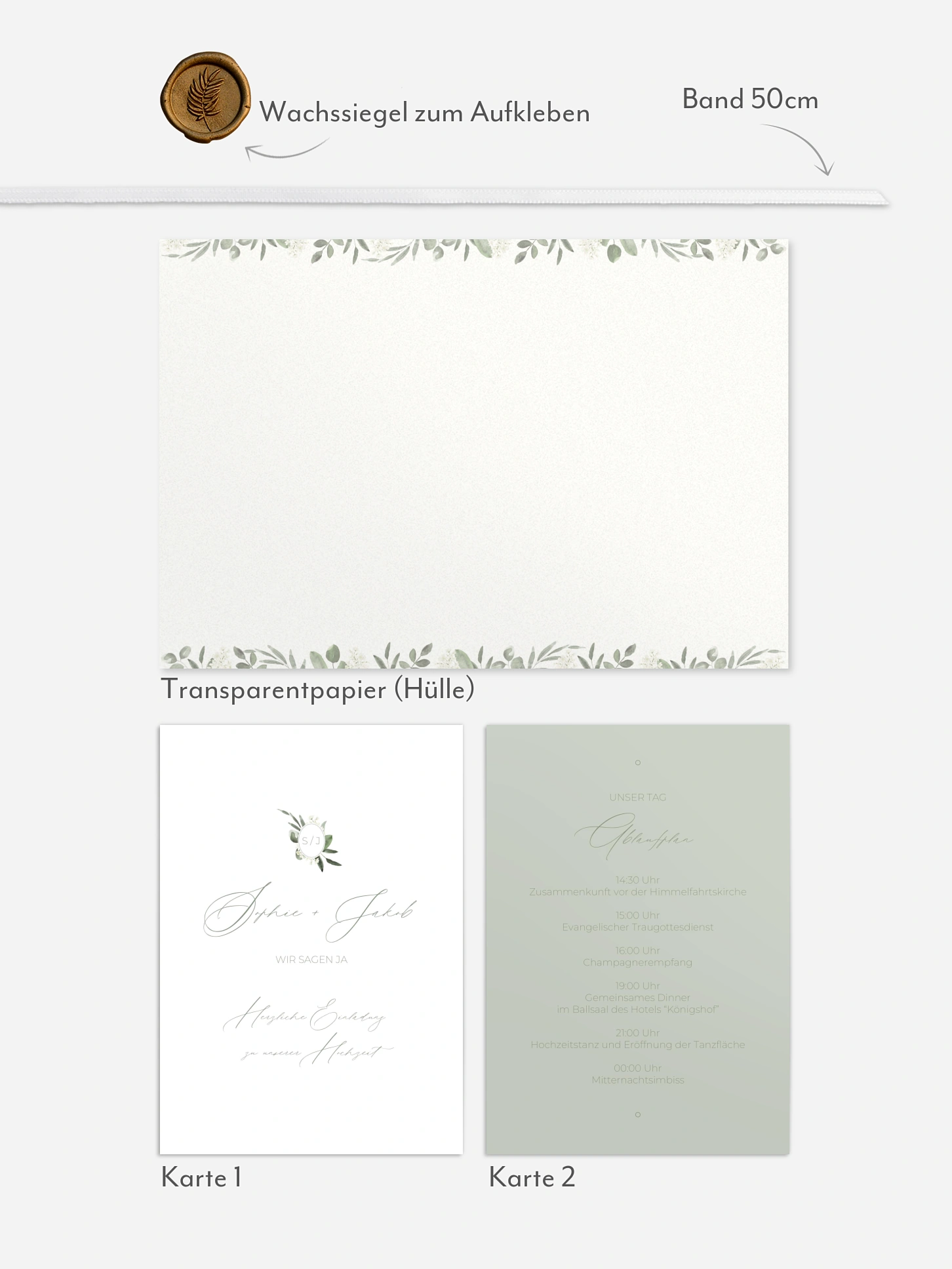 Hochzeitseinladung Provencal Scent