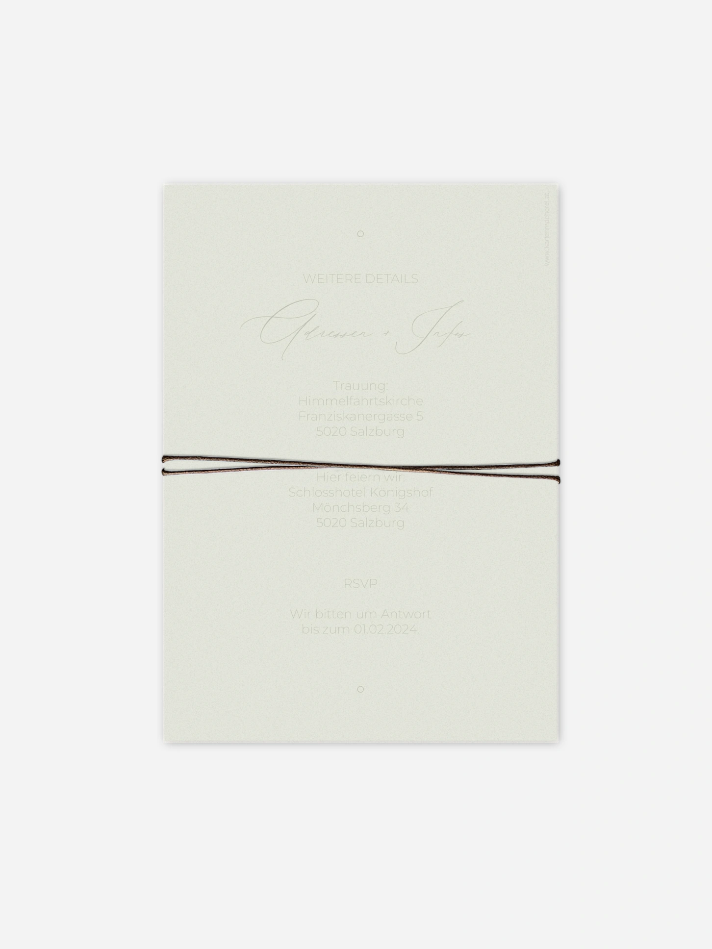 Hochzeitseinladung Provencal Scent