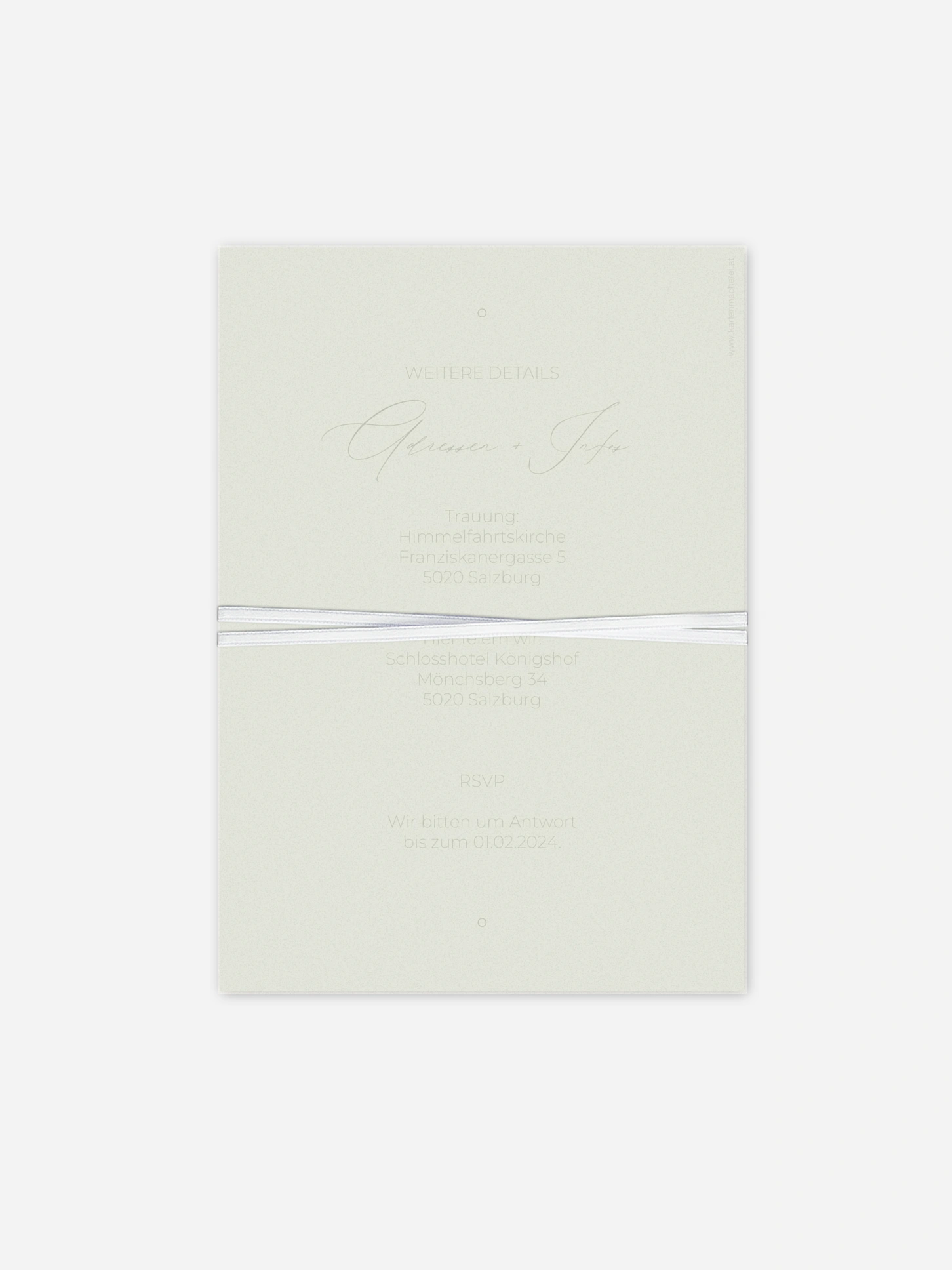 Hochzeitseinladung Provencal Scent