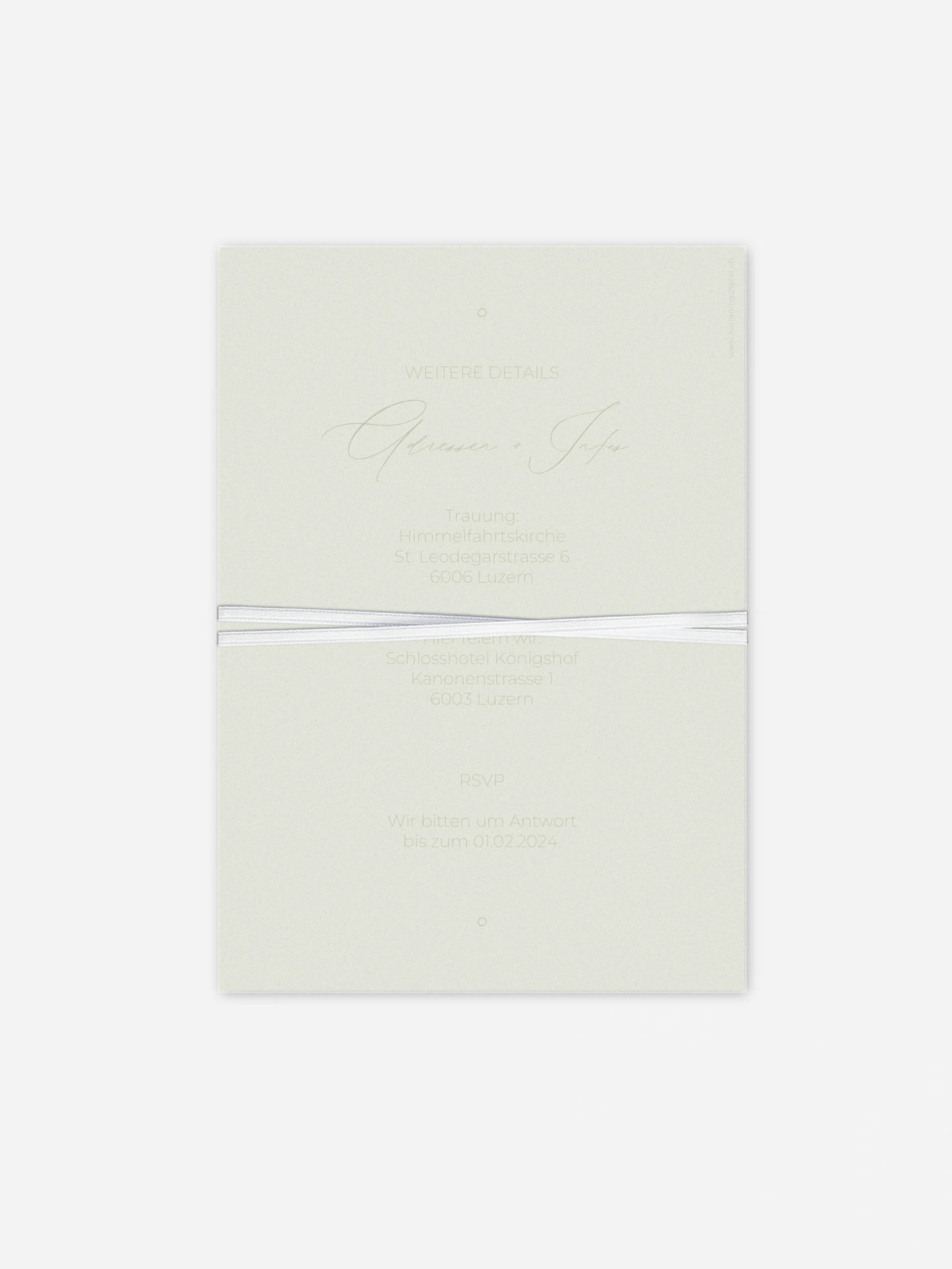 Hochzeitseinladung Provencal Scent