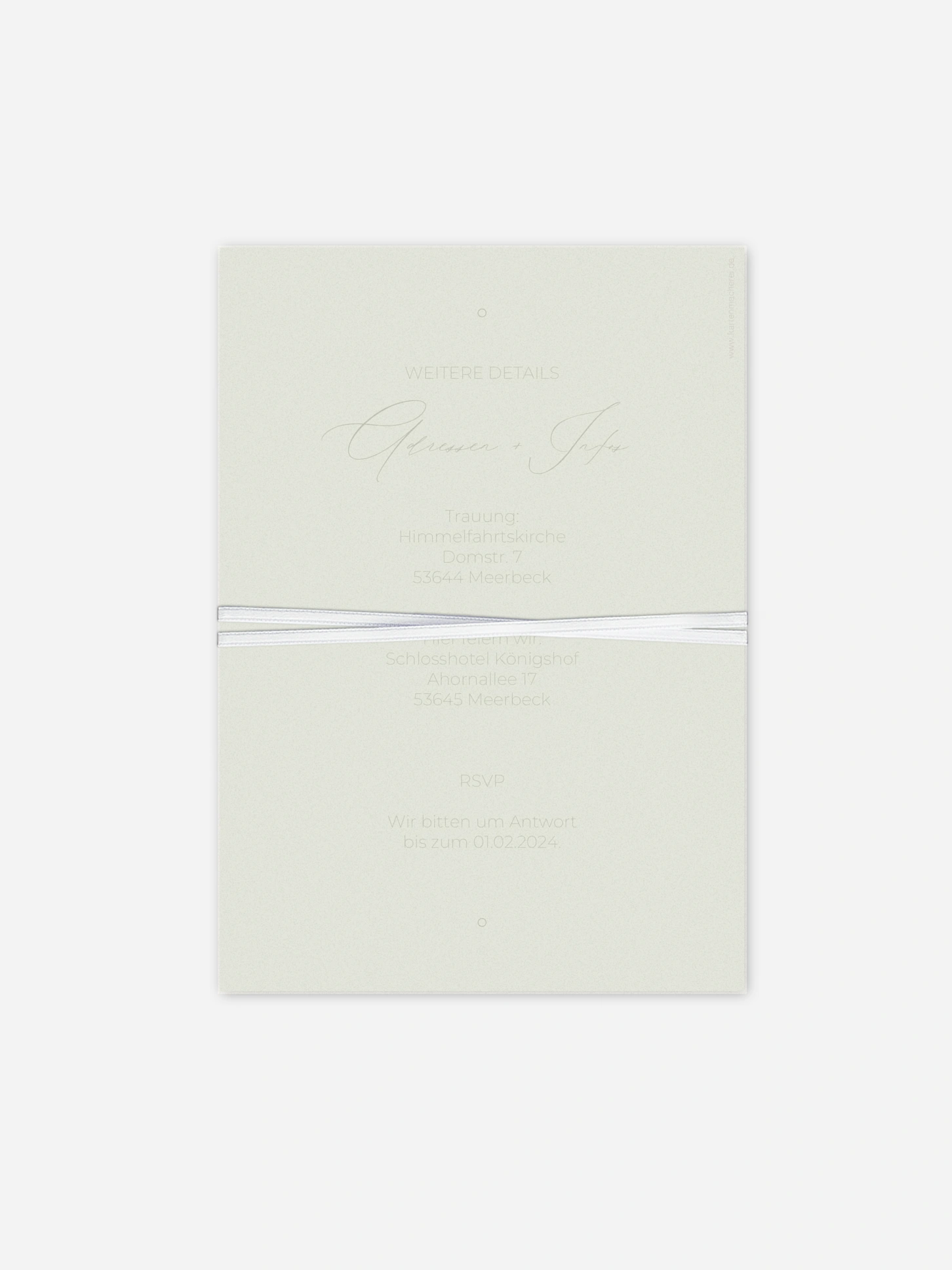 Hochzeitseinladung Provencal Scent
