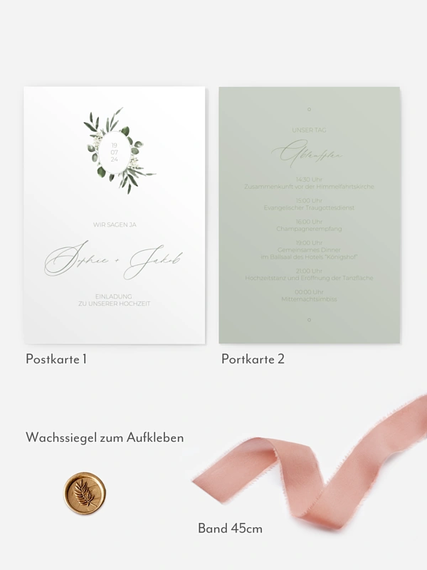 Hochzeitseinladung Provencal Scent