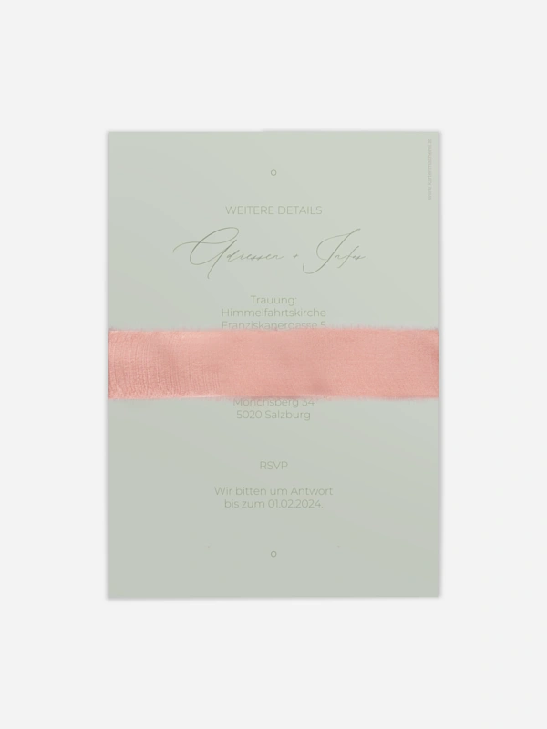 Hochzeitseinladung Provencal Scent