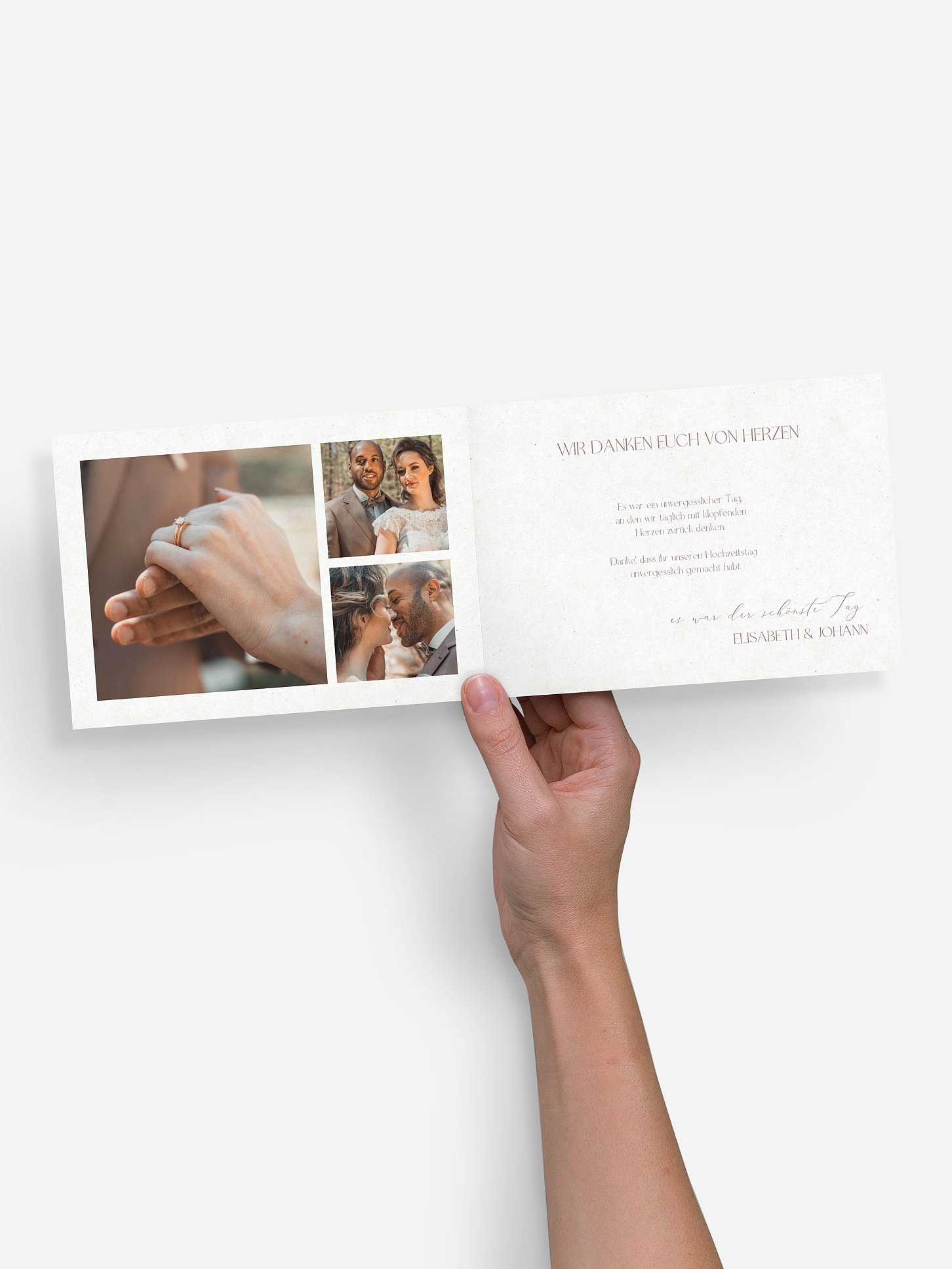 Dankeskarte Hochzeit Liebe
