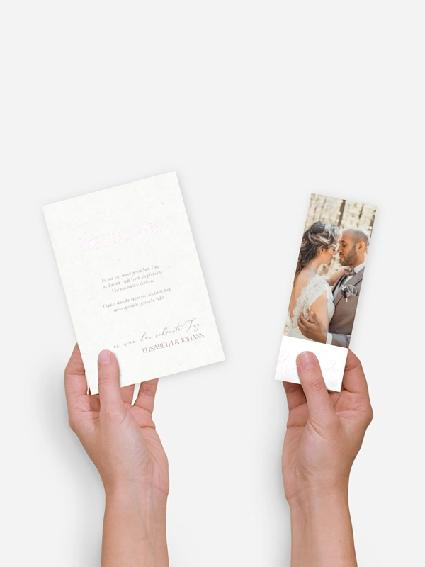 Dankeskarte Hochzeit Liebe