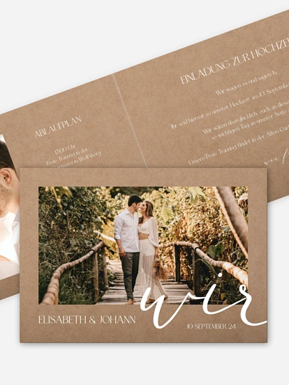 Hochzeitseinladung Liebe