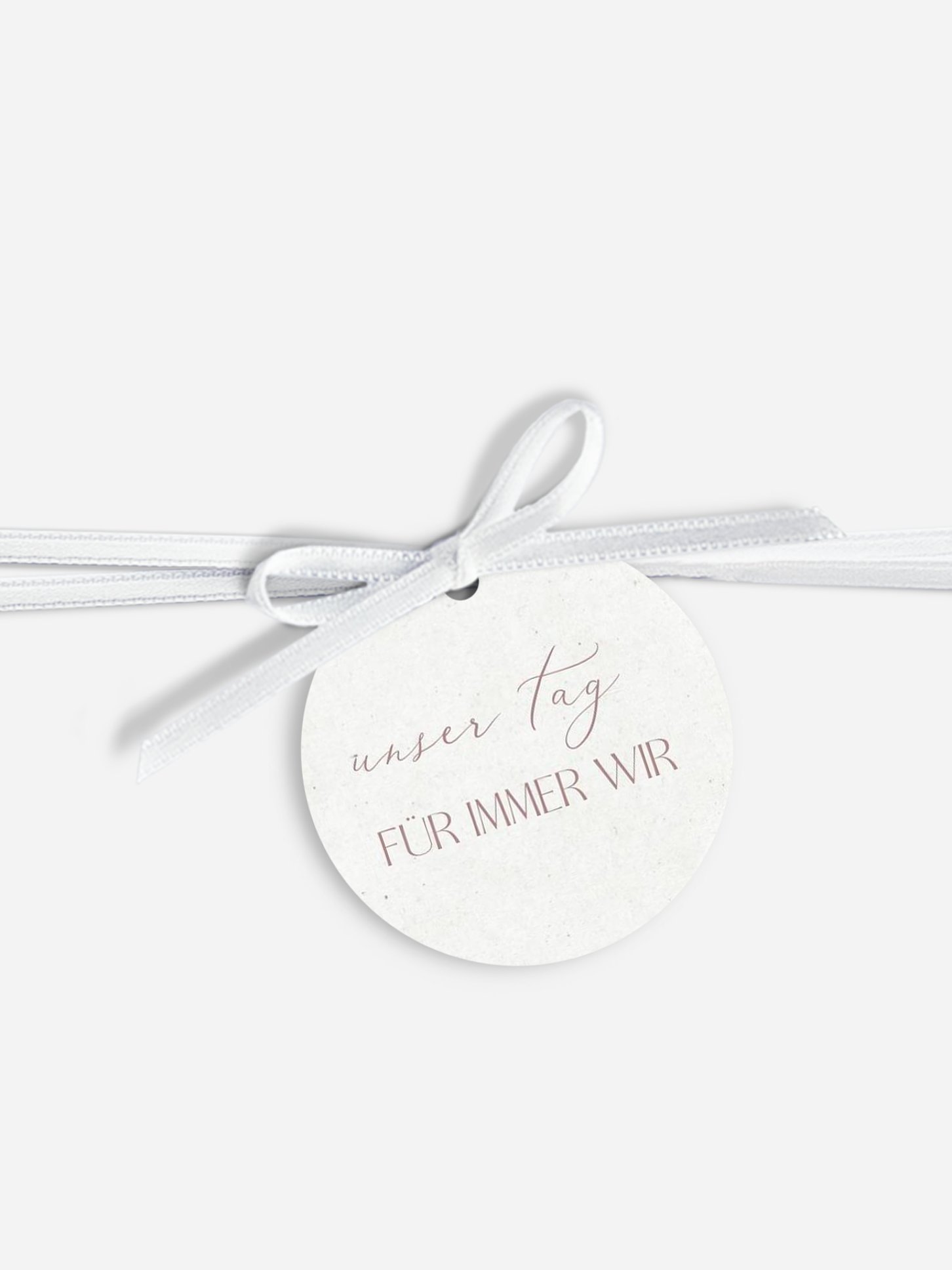 Anhänger mit Band zur Hochzeit Liebe
