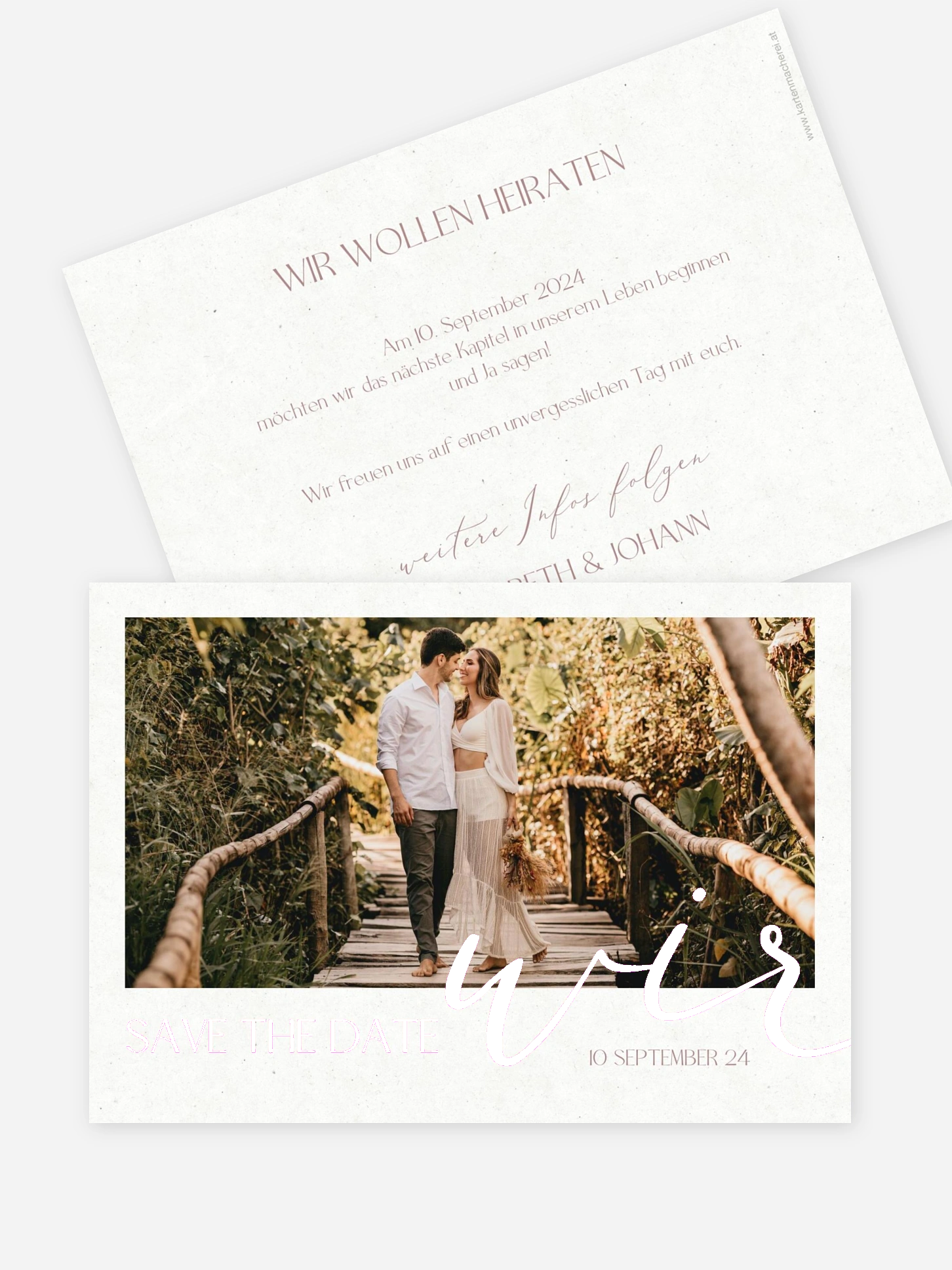 Save-the-Date Karte Liebe