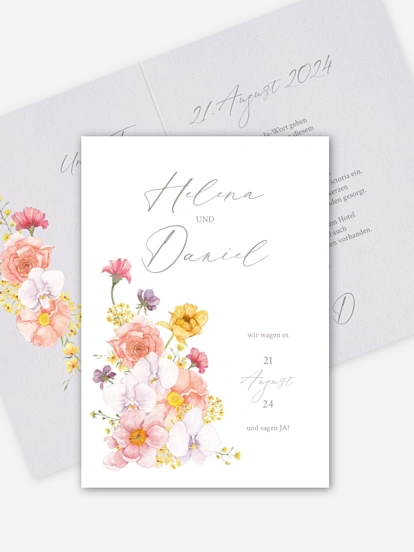 Hochzeitseinladung Orchid Dream