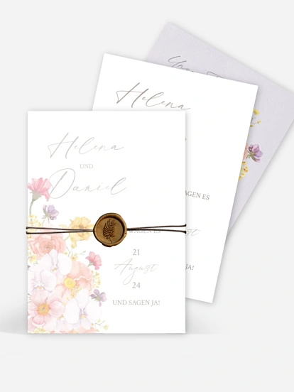 Hochzeitseinladung Orchid Dream