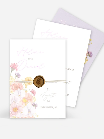 Hochzeitseinladung Orchid Dream