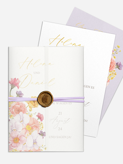 Hochzeitseinladung Orchid Dream