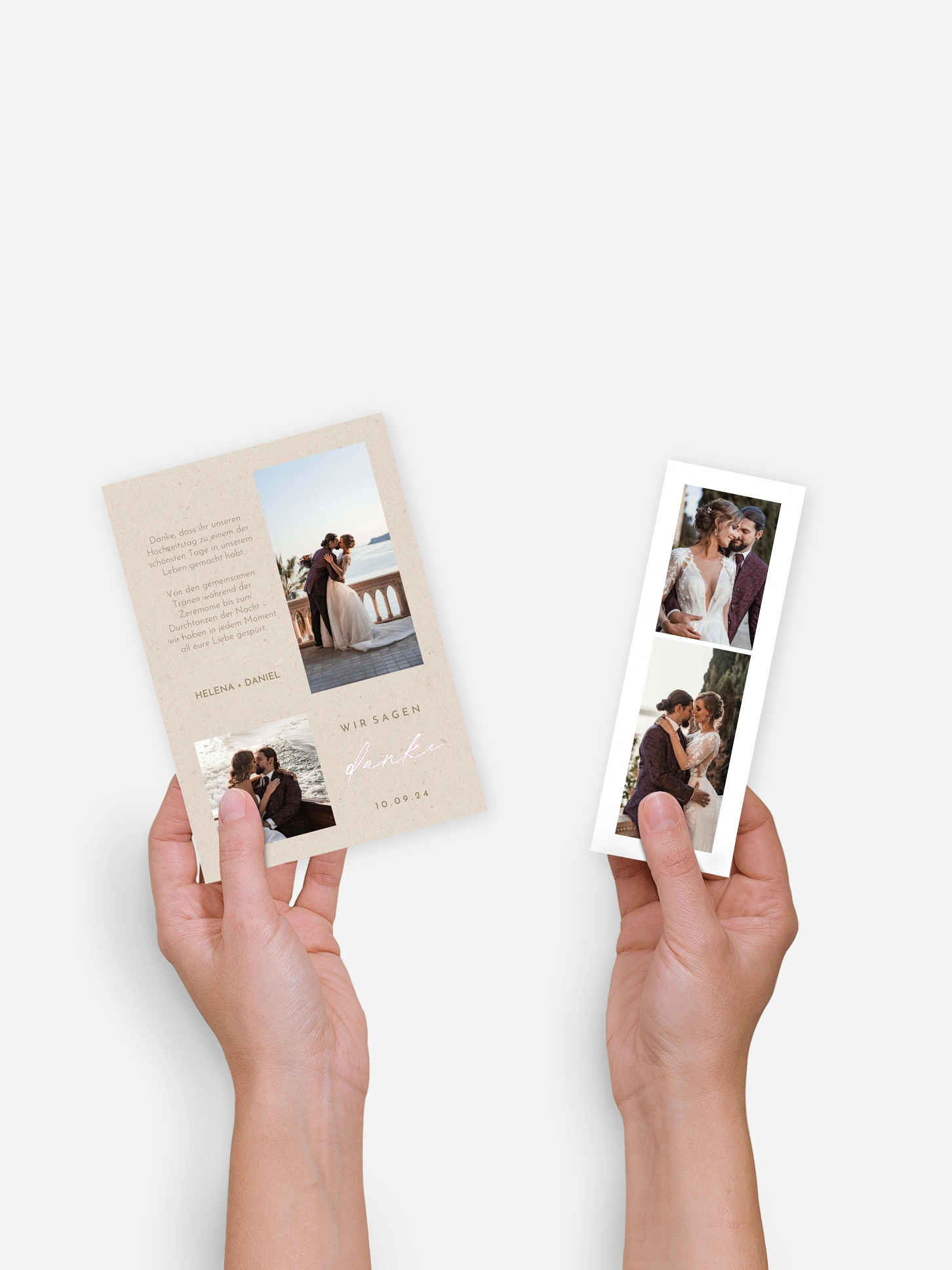 Dankeskarte Hochzeit Modern Love