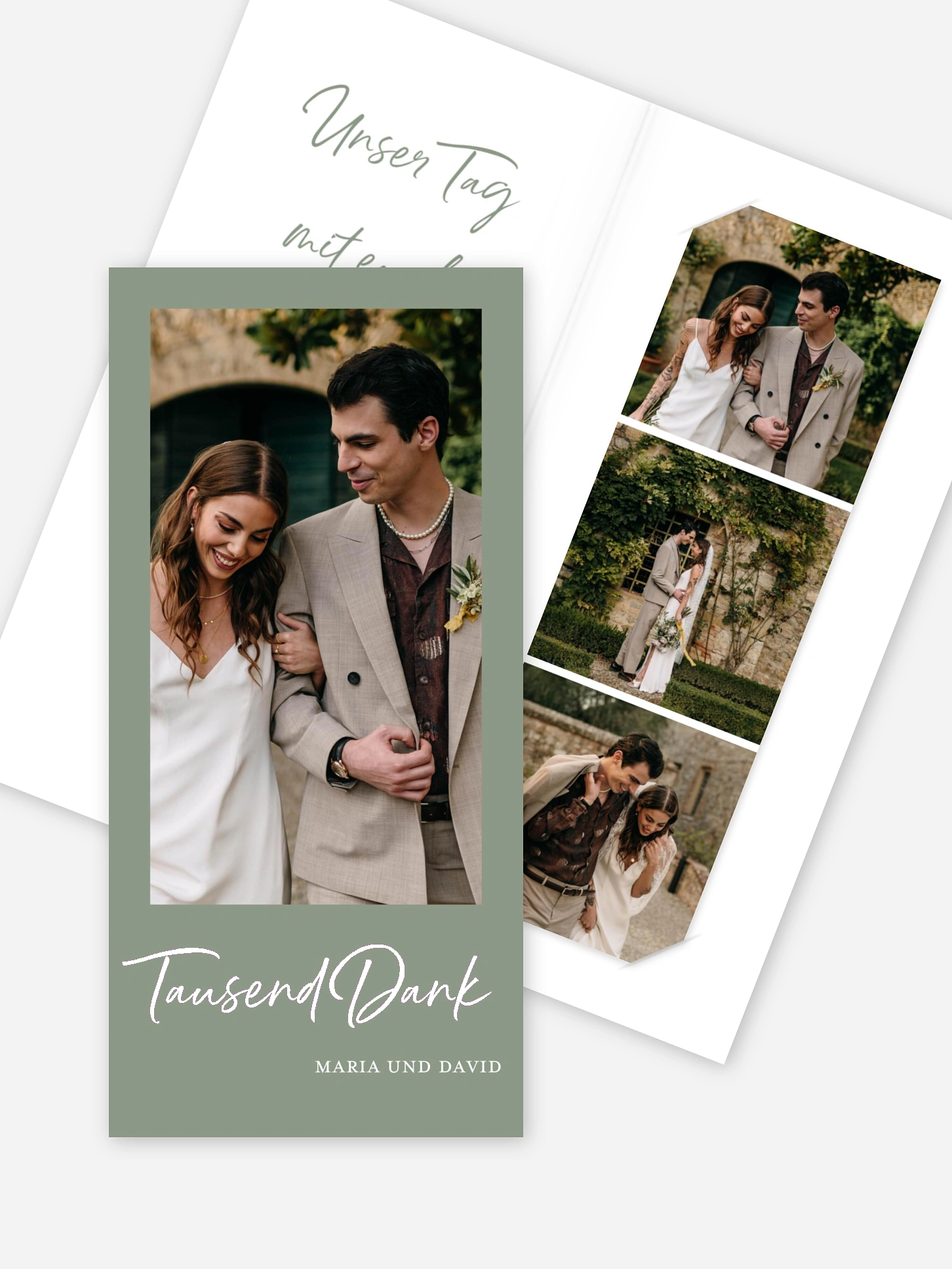 Dankeskarte Hochzeit Delightful