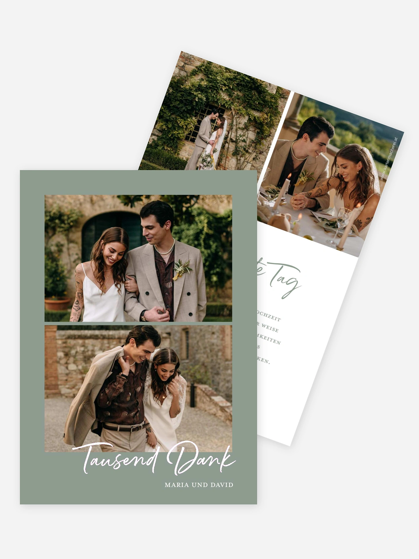 Dankeskarte Hochzeit Delightful