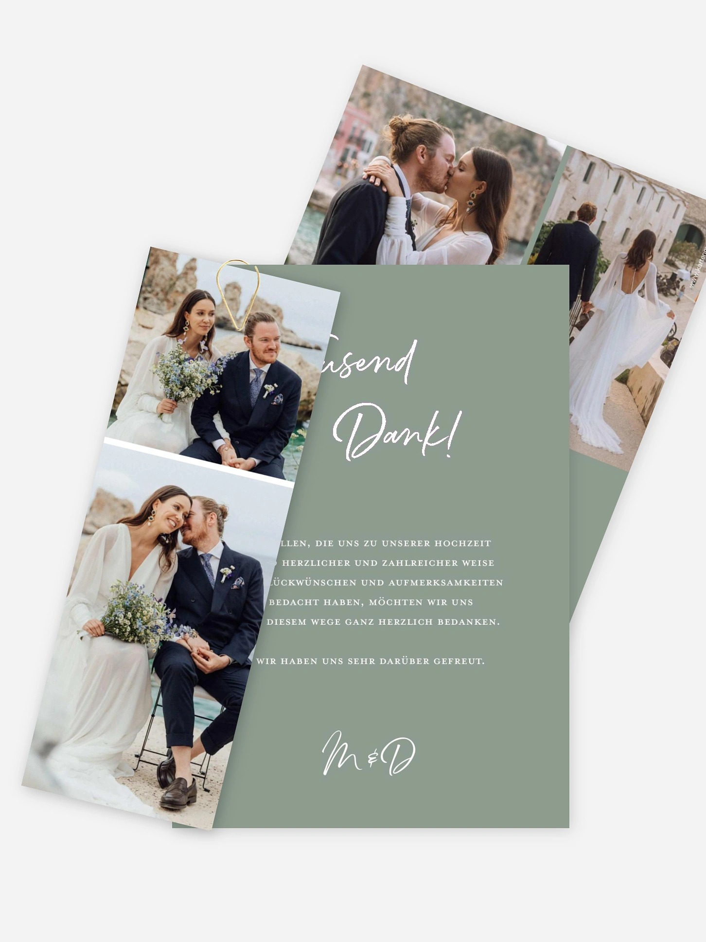 Dankeskarte Hochzeit Delightful