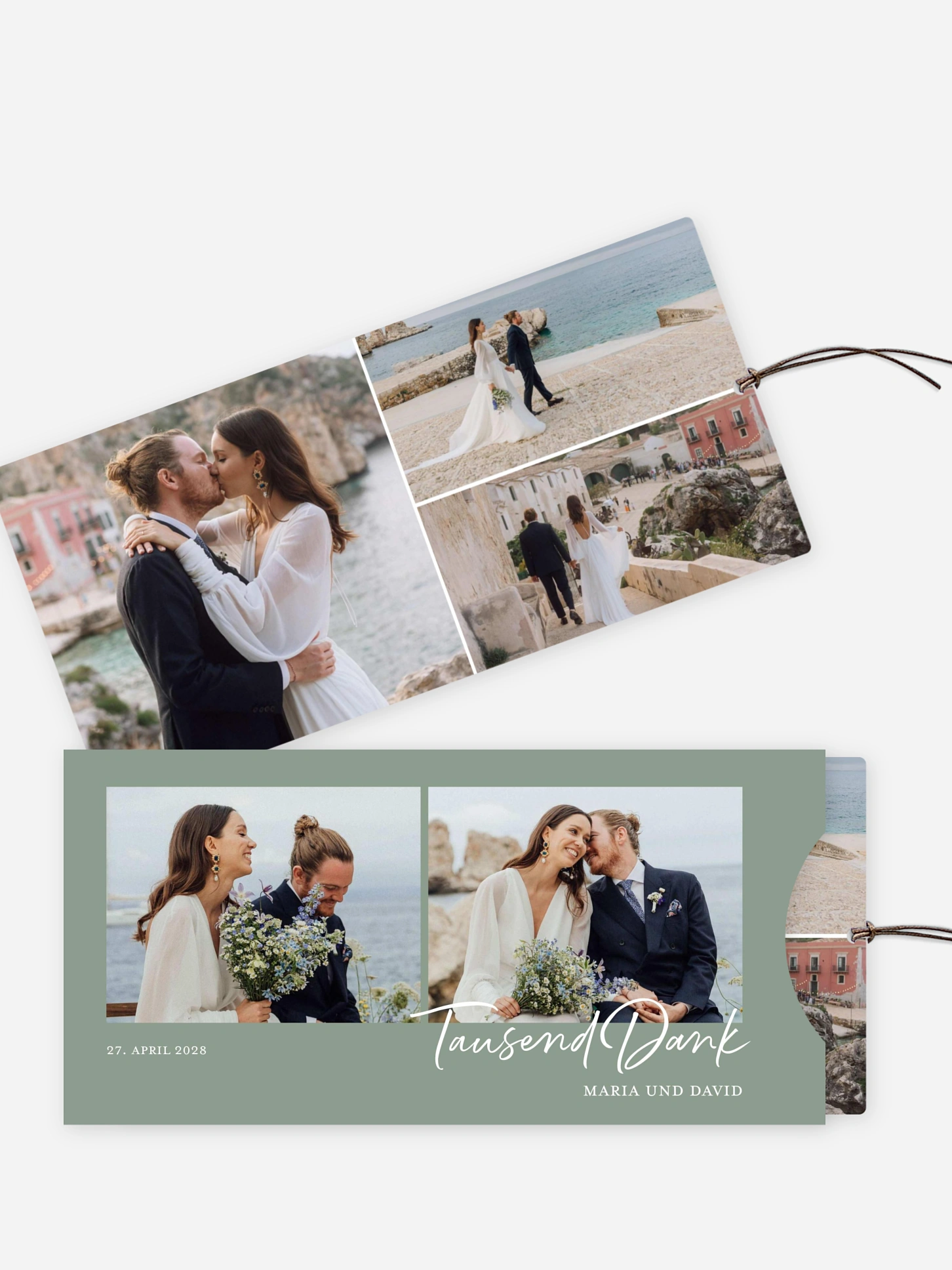 Dankeskarte Hochzeit Delightful