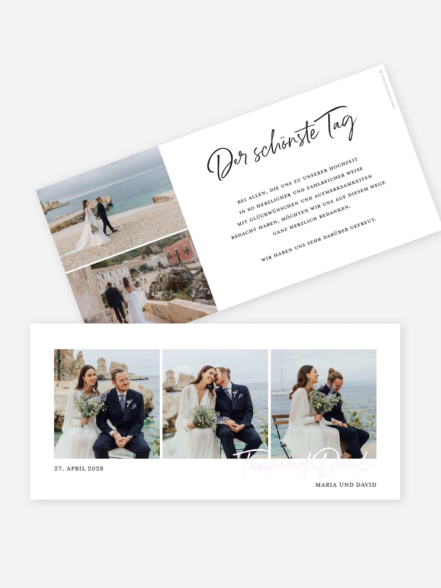 Dankeskarte Hochzeit Delightful
