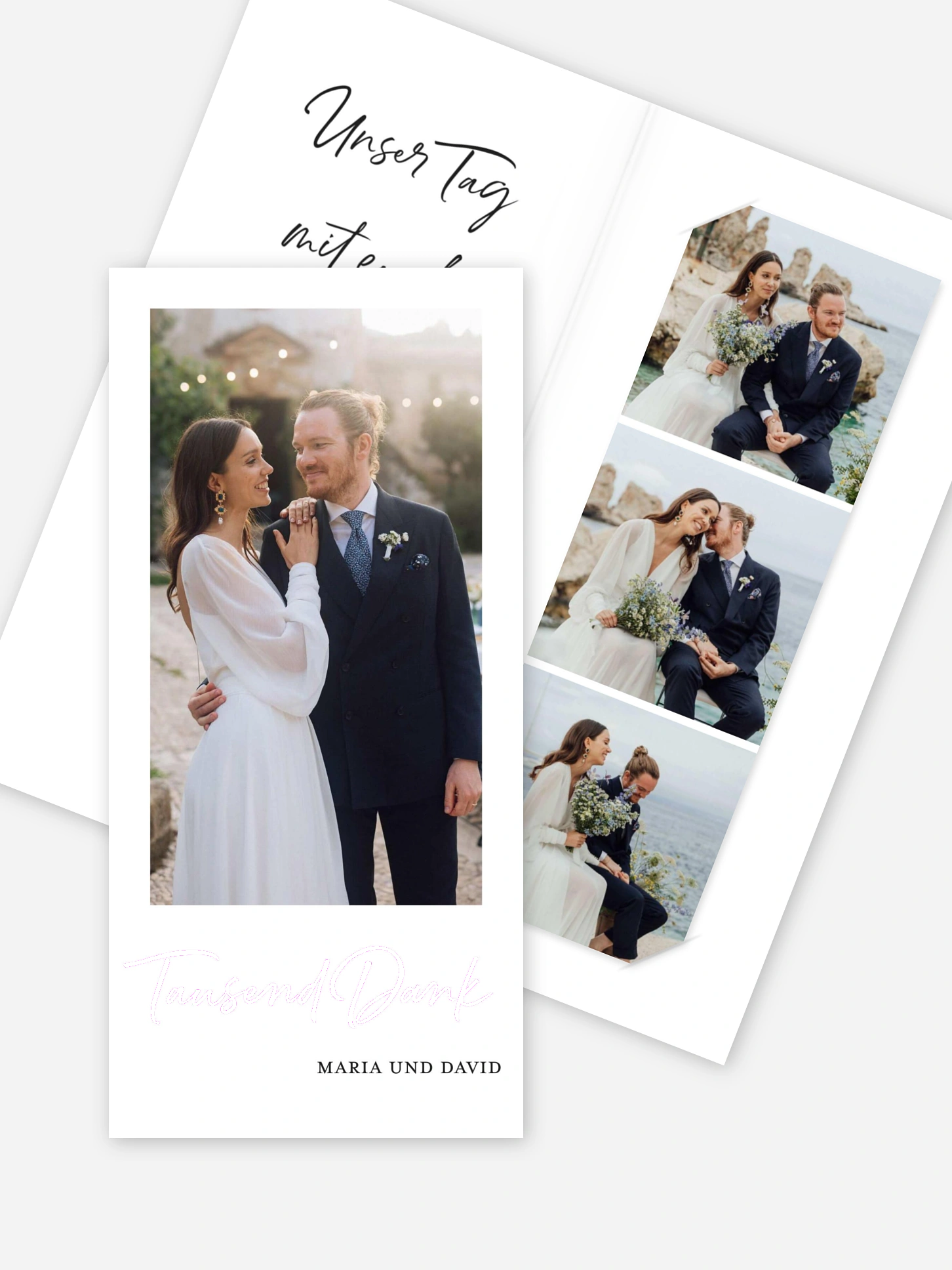 Dankeskarte Hochzeit Delightful
