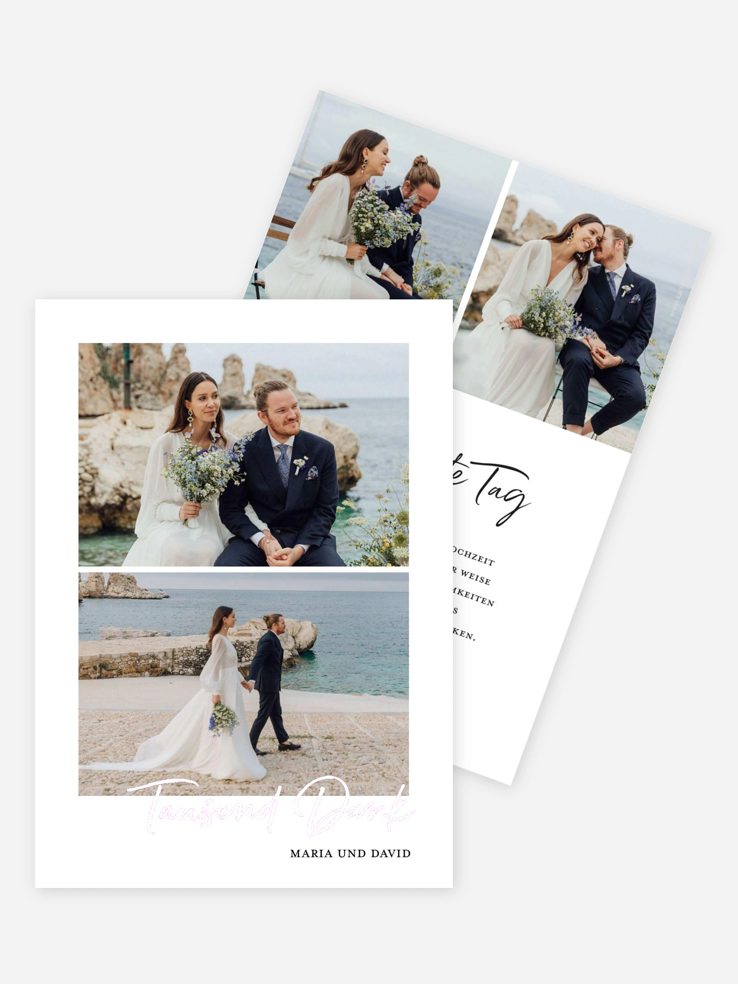 Dankeskarte Hochzeit Delightful