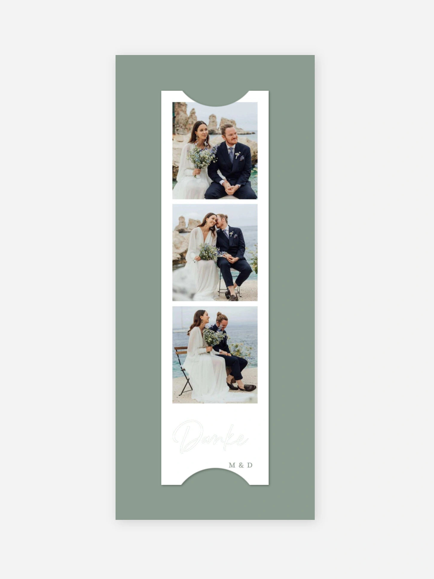 Dankeskarte Hochzeit Delightful