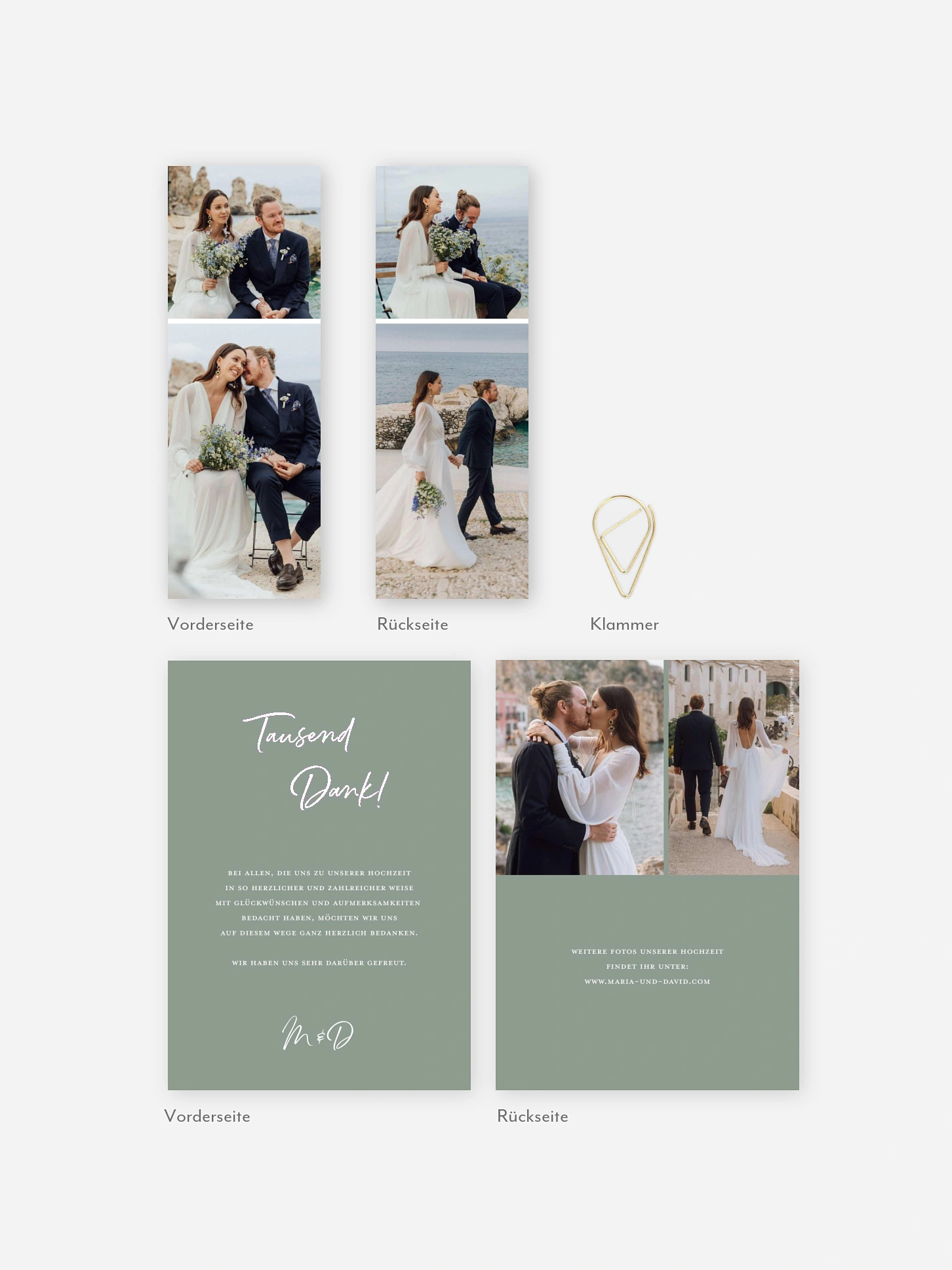 Dankeskarte Hochzeit Delightful