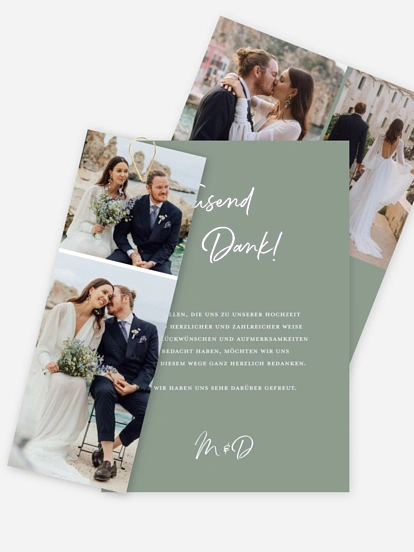 Dankeskarte Hochzeit Delightful