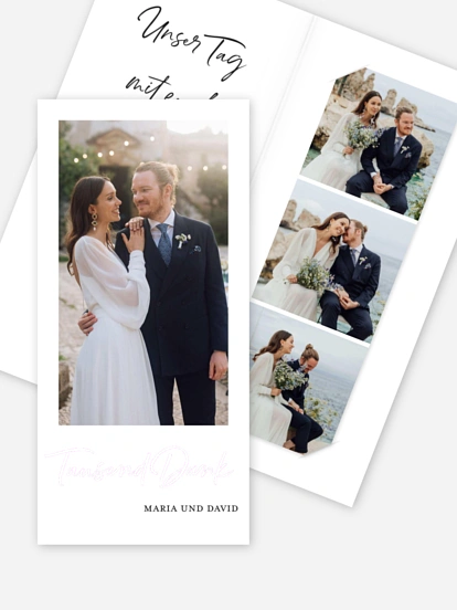 Dankeskarte Hochzeit Delightful