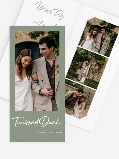 Dankeskarte Hochzeit Delightful