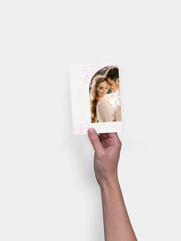 Save-the-Date Karte Golden Olive