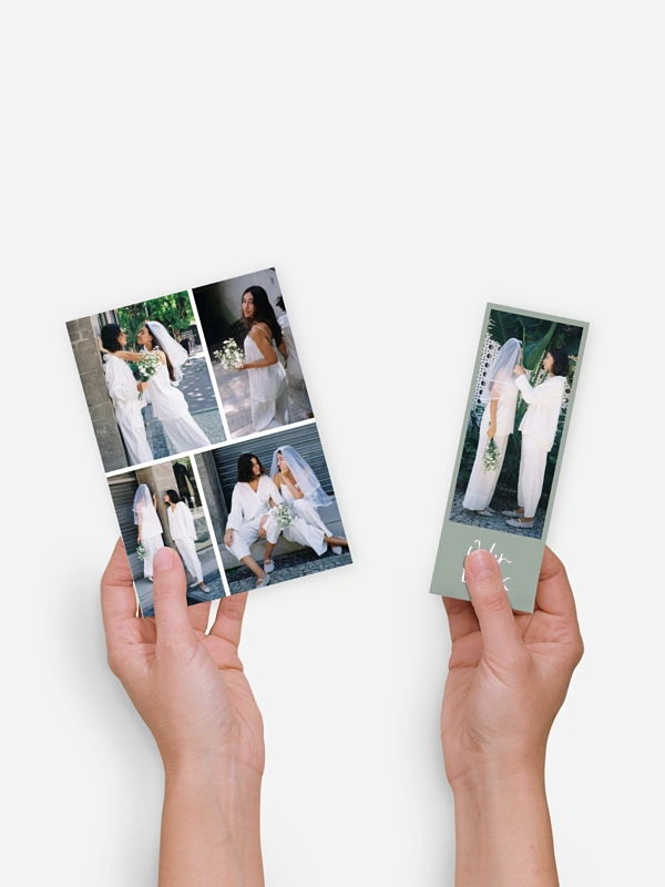 Dankeskarte Hochzeit Greenery Day