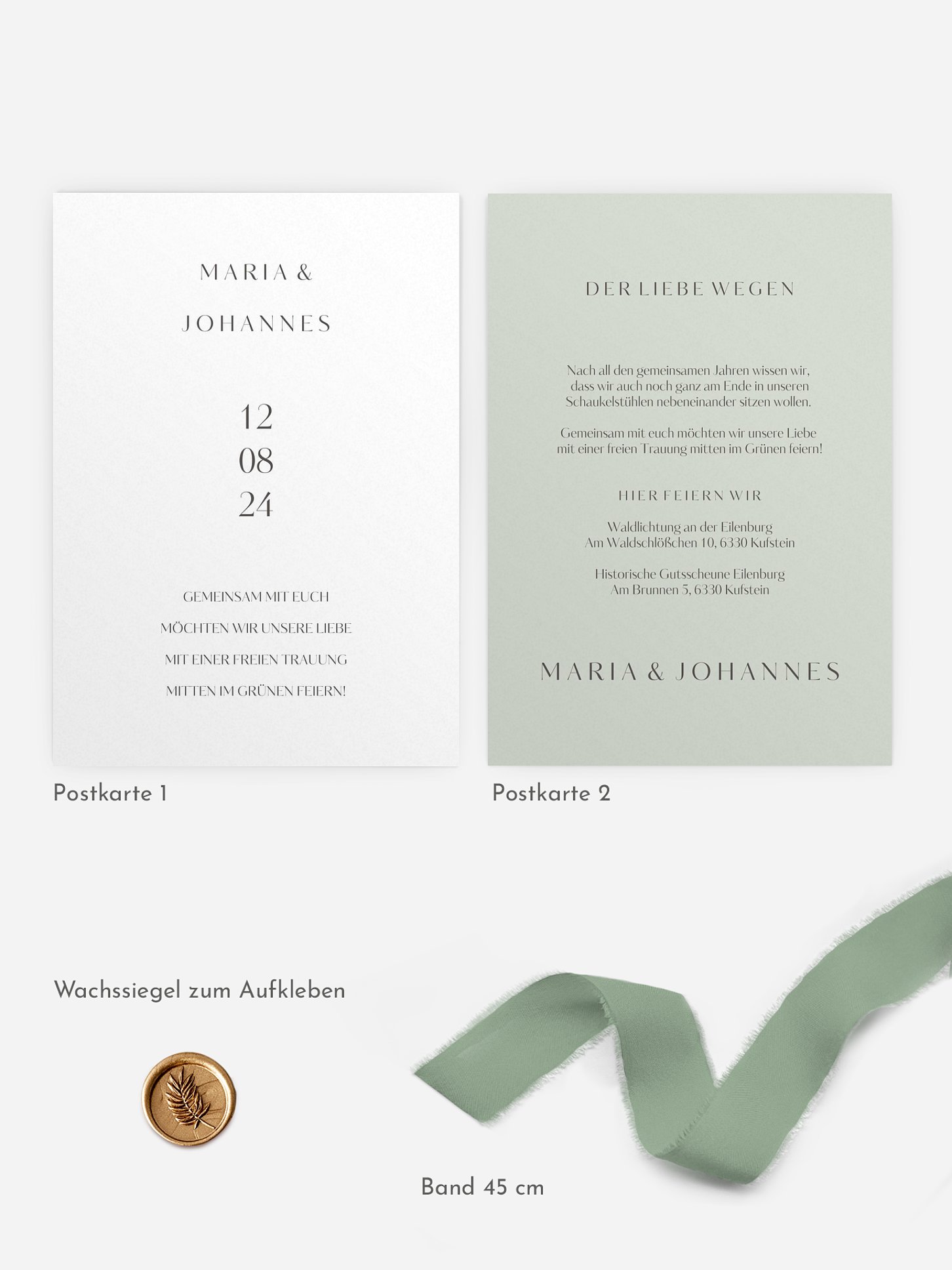 Hochzeitseinladung Elements