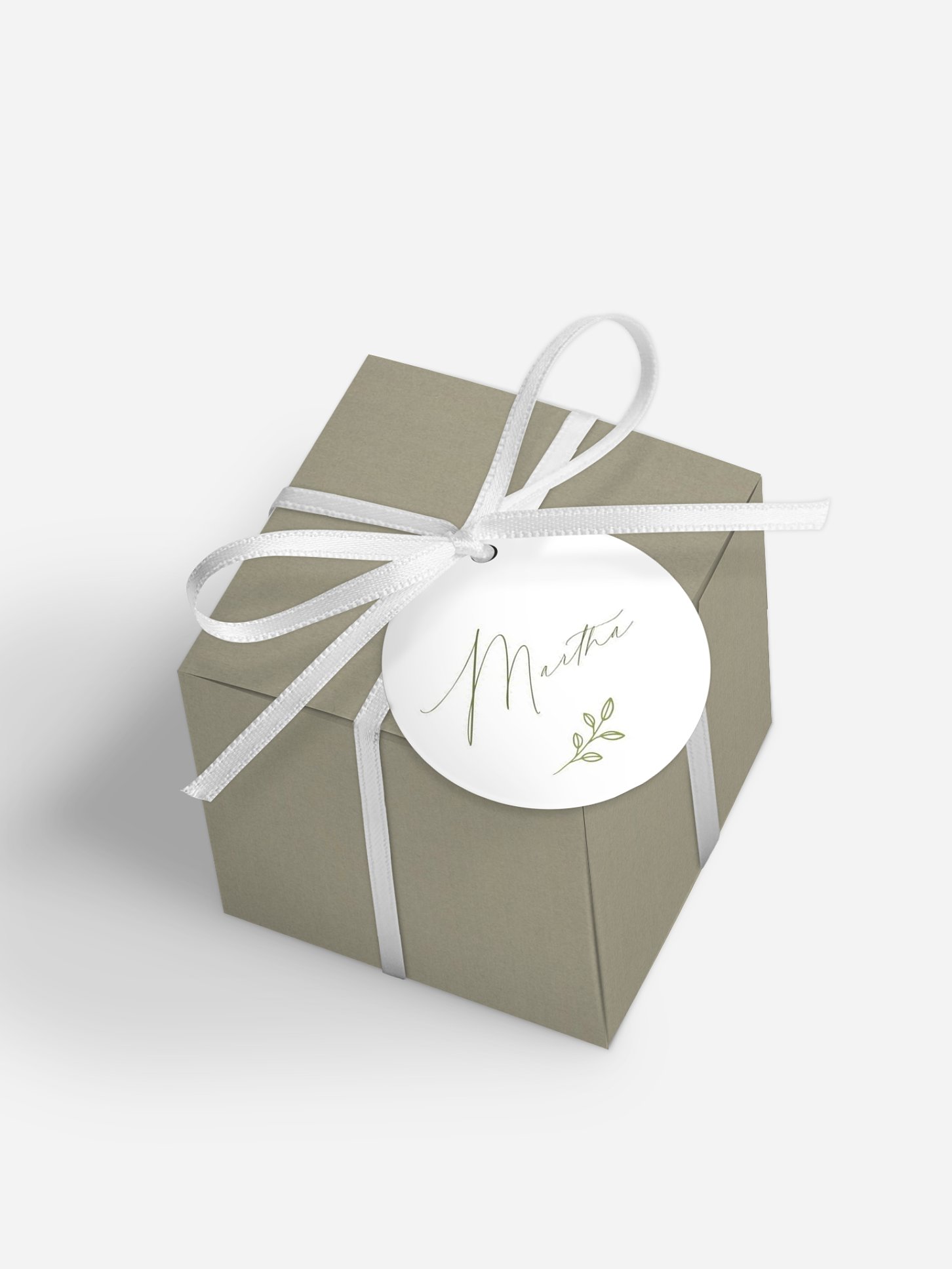 Gastgeschenkbox personalisiert Golden Branch