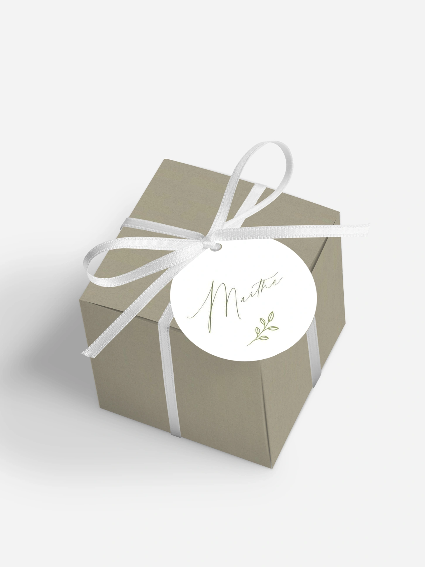 Gastgeschenkbox personalisiert Golden Branch