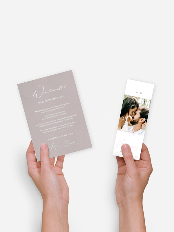 Hochzeitseinladung Golden Branch