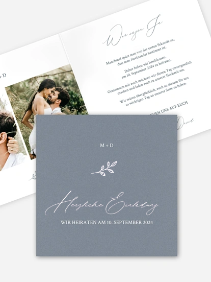 Hochzeitseinladung Golden Branch