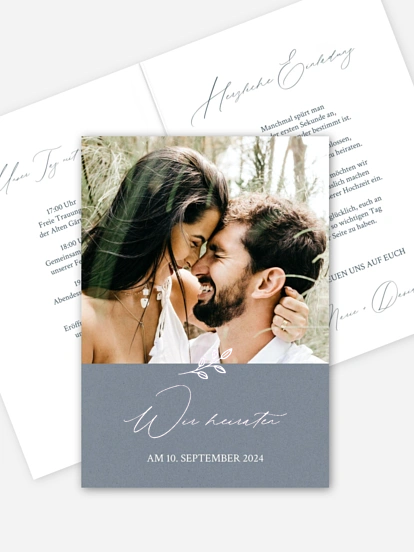 Hochzeitseinladung Golden Branch