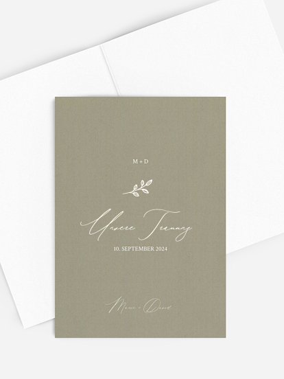 Kirchenheft Hochzeit Golden Branch