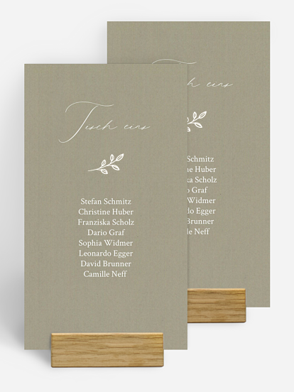 Gruppentischkarte Golden Branch