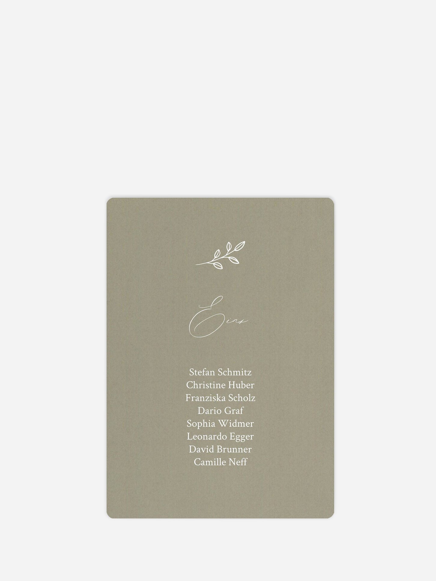 Sitzplan Kreativ Golden Branch
