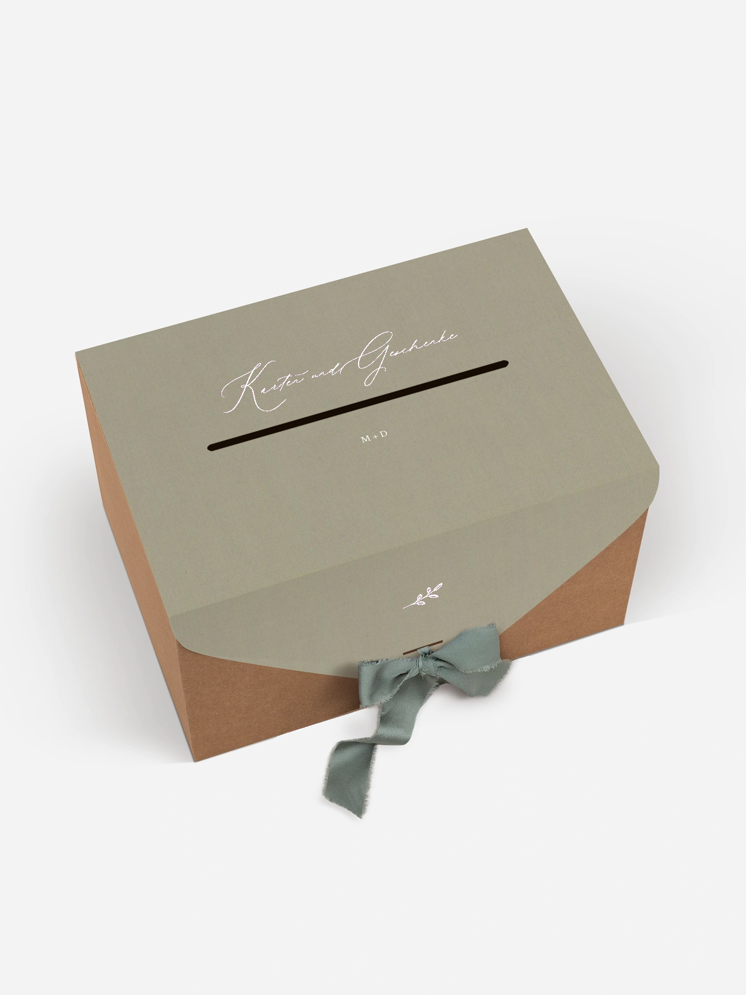 Kartenbox Hochzeit Golden Branch